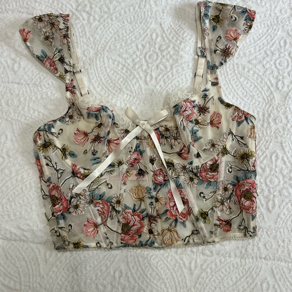 Floral Print Women's Top